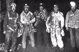«Ветераны НСС» перед выходом в Майскую (слева направо) С. Чалов (БДС), С. Липченко, С. Гордийчук, Ж. Пустоветов, С. Пономаренко, осень 1983г